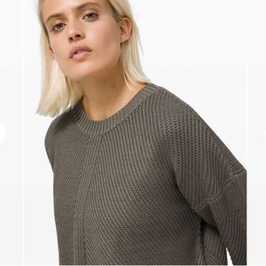 Lululemon New Heights Sweater Grey Sage